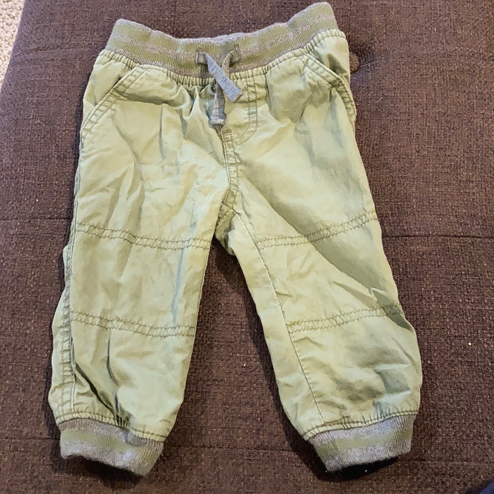 Osh Kosh Jogger Olive Khakis